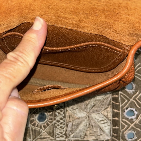 Dooney & Bourke Vintage Mini Saddlebag or Crossbody Pebbled Leather - Picture 9 of 13